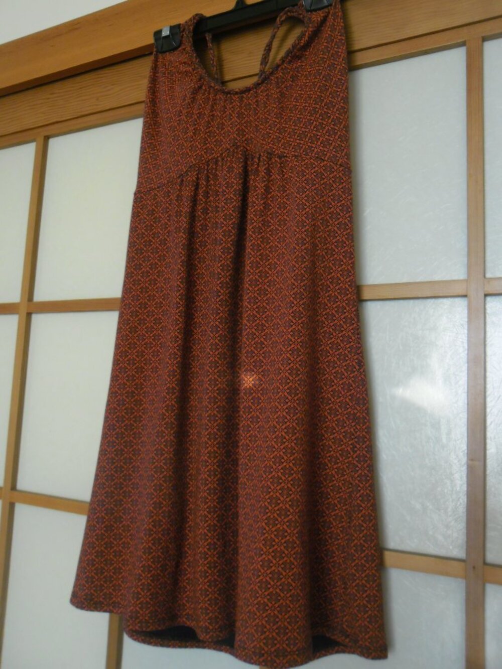 Cotton Victoria's Secret halter dress with inbuilt bra top. Size small.
